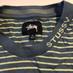 Stussy striped t shirt great condition